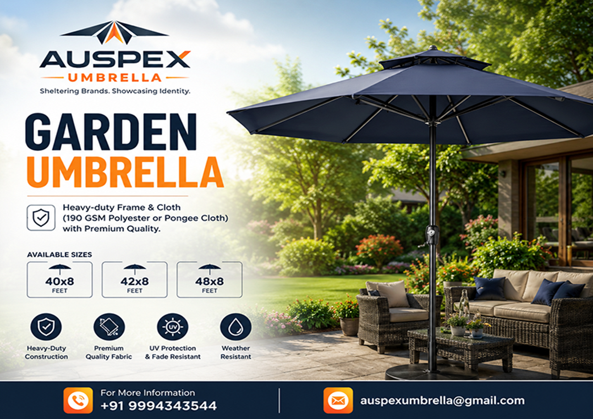 Garden Fold Umbrella